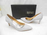 Badgley Mischka Glitter Poise Pointy Toe Pumps Heels Size 7.5 - Designer-Find Warehouse - 1