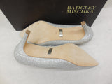 Badgley Mischka Glitter Poise Pointy Toe Pumps Heels Size 7.5 - Designer-Find Warehouse - 5