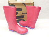 Kamik Kids Stomp Pink & Purple Rainboots Wellies Size 2 - Designer-Find Warehouse - 4