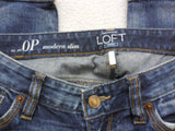 *Ann Taylor LOFT Modern Slim Skinny Denim Jeans - 0 Petite