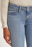 Levi's Womens 711 0065 Skinny Light Wash Slim Denim Jeans Size 28 X 32 - Designer-Find Warehouse - 2