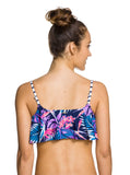 Roxy ARJX303039 Tropical Daydream Flutter Swim Top Size M - Designer-Find Warehouse - 2