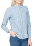 Levi's Womens Blue Modern One Pocket Dove Dot Chambray Size XL - Designer-Find Warehouse - 1