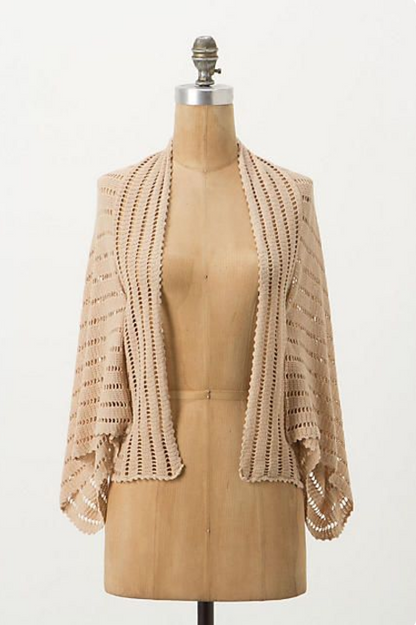 Anthropologie Tan 88 Hammock Cardigan Sweater Size Medium