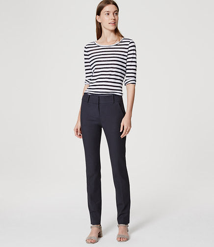 Ann Taylor LOFT Flat Front Essential Skinny Ankle Pants in Marisa Fit ...