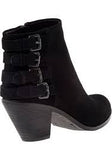 Sam Edelman Black Suede Lucca Booties Boots Size 8 - Designer-Find Warehouse - 2