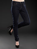 Levi's Blue Mid Rise Slight Curve Id Skinny Leg Jeans Size 00 24 X 32 - Designer-Find Warehouse - 2