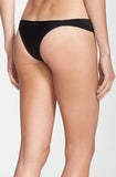 O'Neill Black Salt Water Solids Loop Tab Side Bikini Bottoms Size Small
