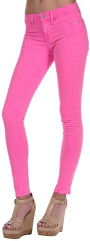 Henry & Belle Jeans Womens Neon Super Skinny Ankle Colored Stretchy Denim Jeans All Sizes - Designer-Find Warehouse - 1