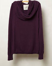 Anthropologie Plum Rosie Neira Jemima Cowl Neck Sweater Size M - Designer-Find Warehouse - 2