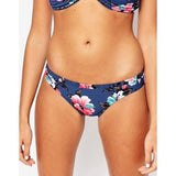 Seafolly Womens Vintage Vacation Hipster Blue Bikini Bottoms Size USA 10 - Designer-Find Warehouse - 1